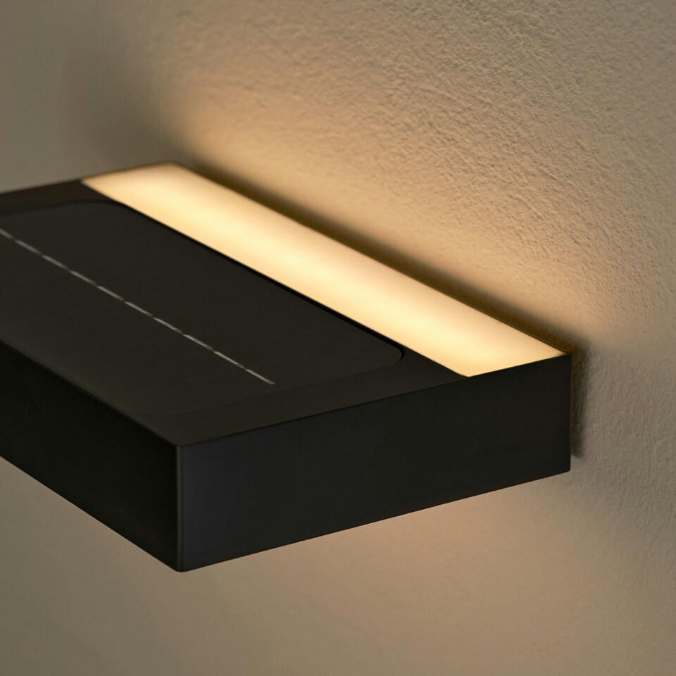 image 1 of Monay Square Solar | Wall light | Black Black | Black