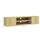 image 3 of HOMCOM Floating TV Unit for 60" TVs W/ Shelves and Cabinets