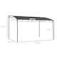 image 7 of Outsunny 3 x 4m Metal Pergola, Outdoor Gazebo UV-Resistant, Grey