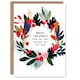 image 1 of From The Best Decision You Ever Made Wreath Blank For Him Or Her Art Christmas Card