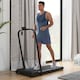 image 2 of SPORTNOW 2.5HP Folding Treadmill Walking Pad with LED Display, No Assembly Blue