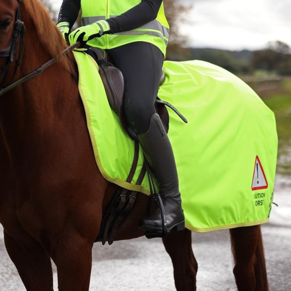 image 1 of Shires Equi-Flector® Waterproof Exercise Sheet Orange | Size: 4ft 9
Colour: Orange