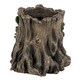 image 2 of Something Different The Green Goddess Plant Pot - Brown/Evergreen - One Size