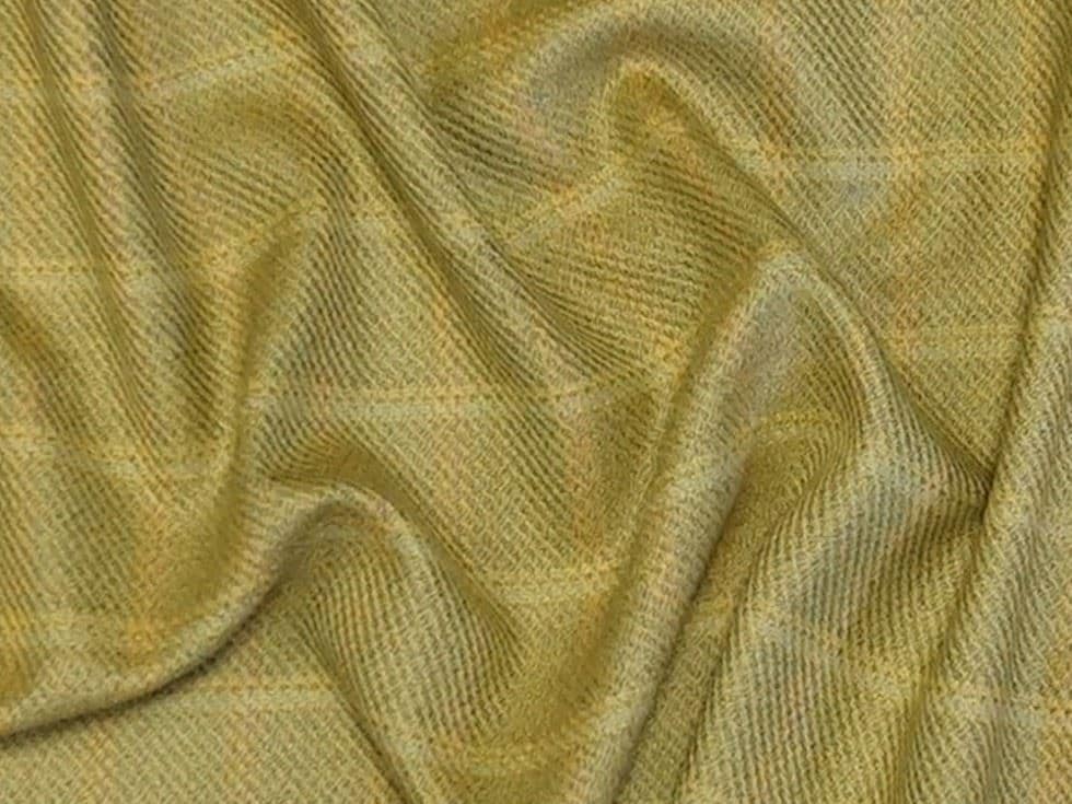 Lady McElroy Olive 100% Pure Wool Coating Dressmaking Fabric, 147cm / 57" Wide - per metre