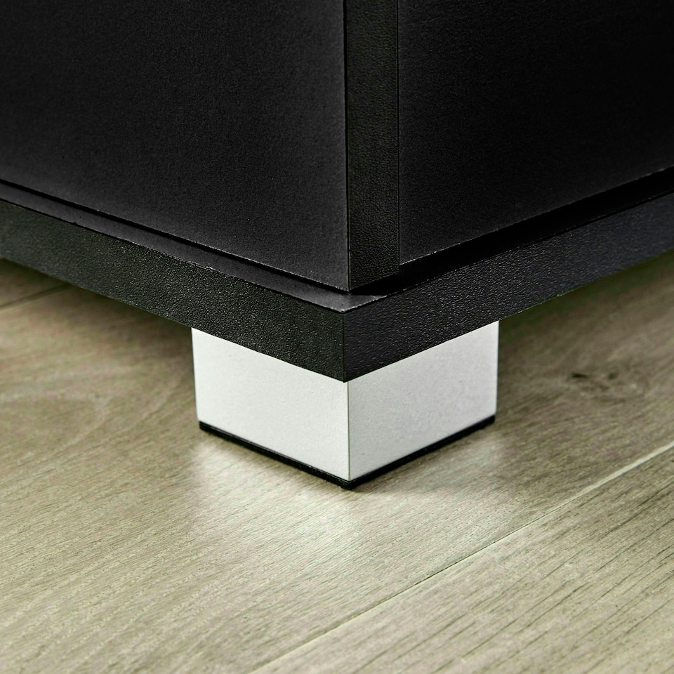image 1 of Malmo Lift-Up Storage Ottoman Chest Box White