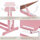 image 5 of Desk - for children, wooden, tiltable tabletop, 7 height settings, with drawer | Pink | pink | 109 x 55 x 94 cm | 1