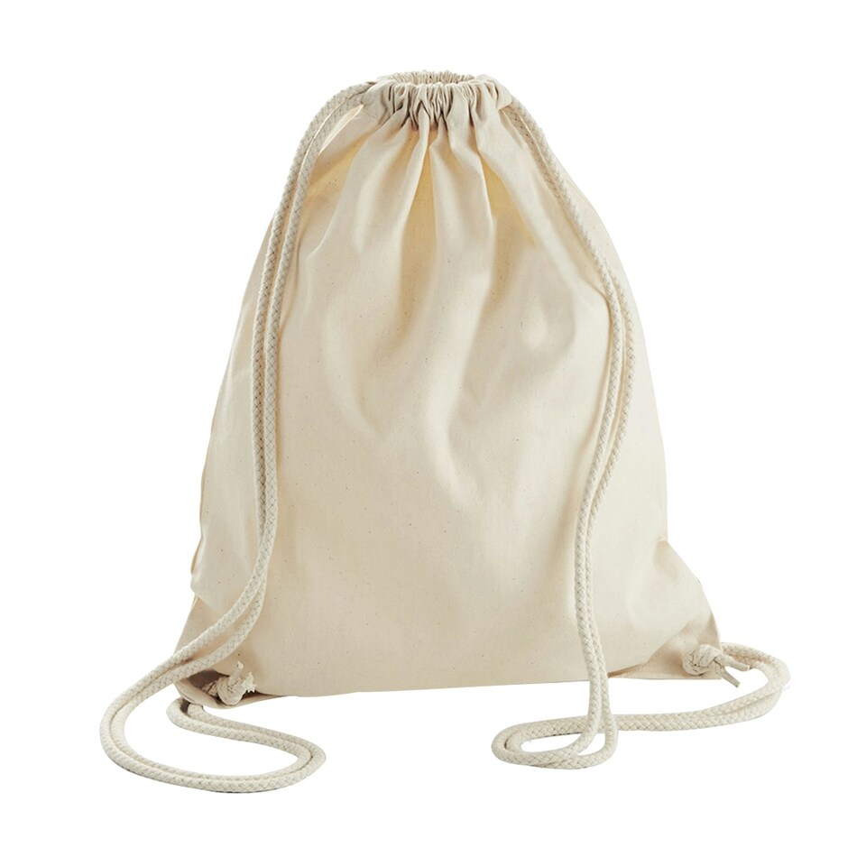 Westford Mill Earthware Organic Gymsac (13 Litres) - Natural - One Size Cream | One Size