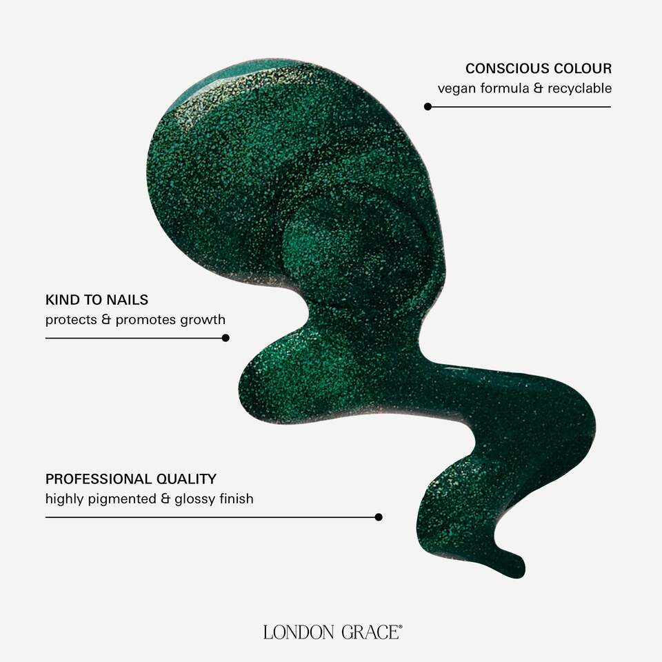 image 1 of Amy Nail Polish Green