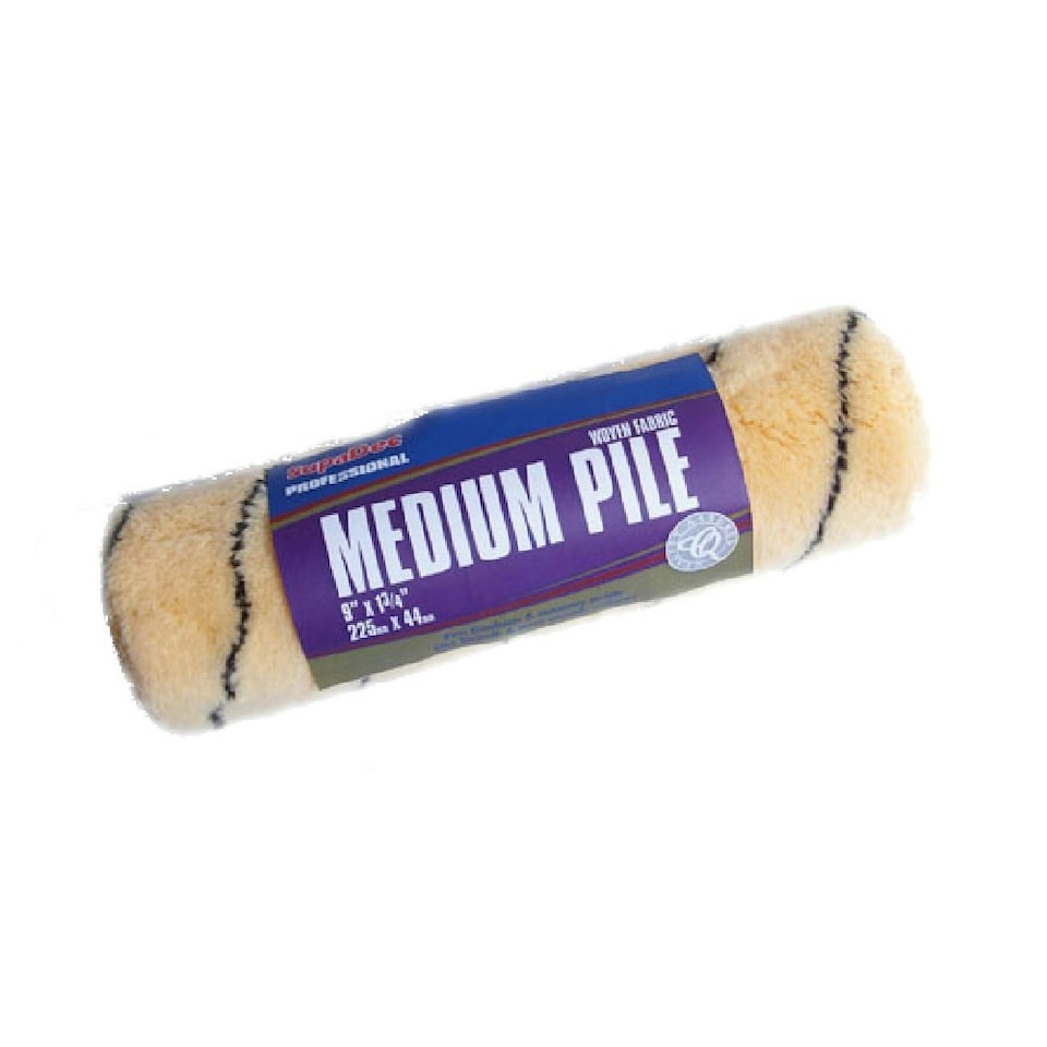 SupaDec Medium Pile Roller Refill - Cream - 9in