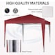 image 5 of MCC Direct Gazebo 3x3 Pop up Red | Red | Red