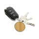 image 3 of XD Collection Round Zinc Alloy Recycled Keyring - Silver - One Size