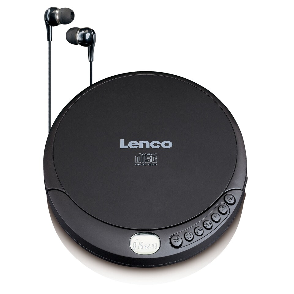 image 1 of LENCO CD-010 - Portable CD player with charging function - Black
