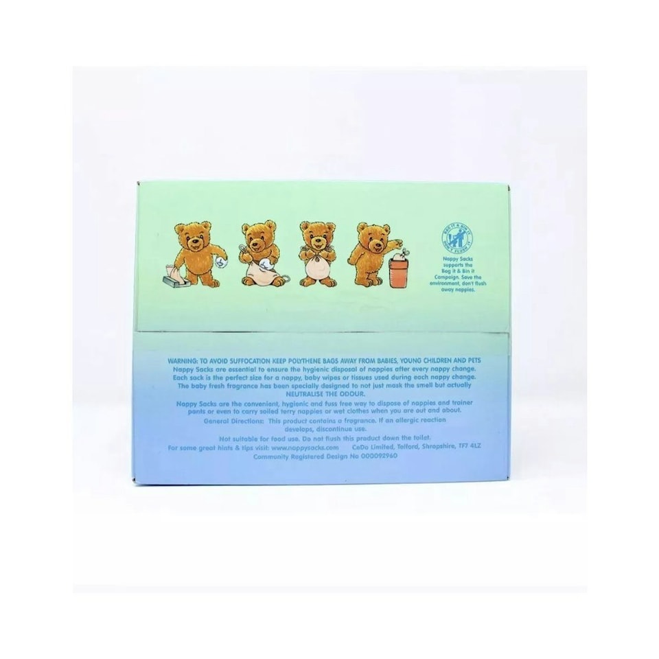 image 1 of Polylina Original Baby Nappy Sacks 200's - Pack of 4