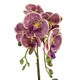 image 2 of Orchid Artificial Purple Leopard Gold Pot 50cm Phalaenopsis