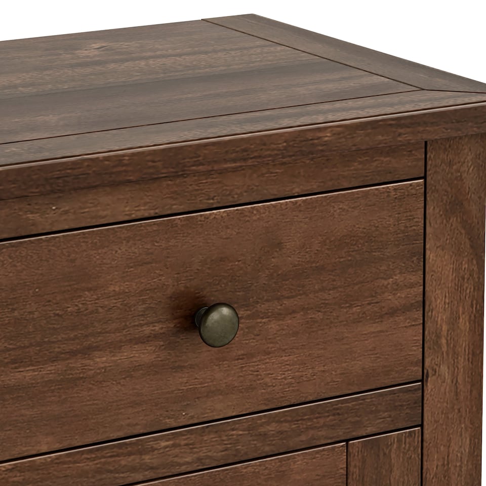 image 1 of Duchy Acacia Small Sideboard Cabinet - Fully Assembled By Roseland Furniture