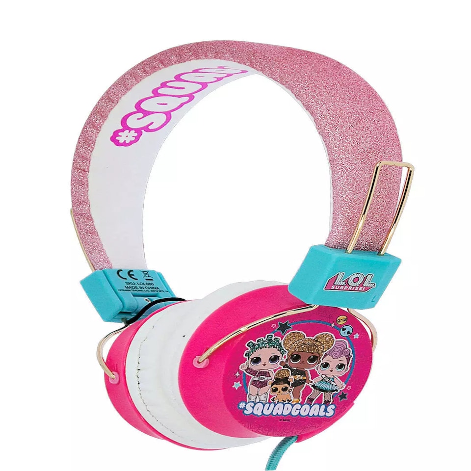 image 1 of L.O.L Surprise! Squadgoals Kid's Wired Headphones | Pink
