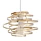 image 1 of Gold Metal Swirl Easy Fit Light Shade | Gold | Medium | 1