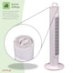 image 3 of 30 Inch Free Standing 3-Speed Oscillating Tower Cooling Fan