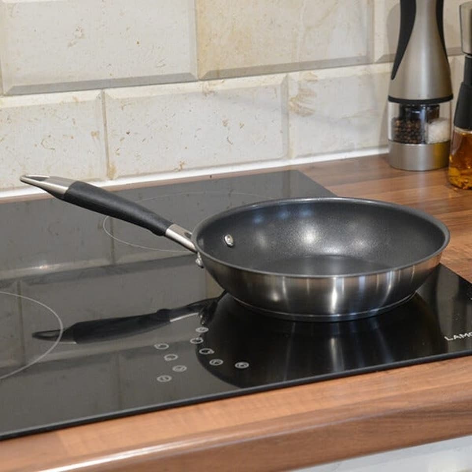 image 1 of Stoven Soft Touch Induction 20 and 24cm Non-Stick Frying Pan Set
