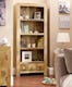 image 4 of Dakota Large Bookcase - Mango Wood - L30 x W75 x H175 cm - Light Finish | Brown