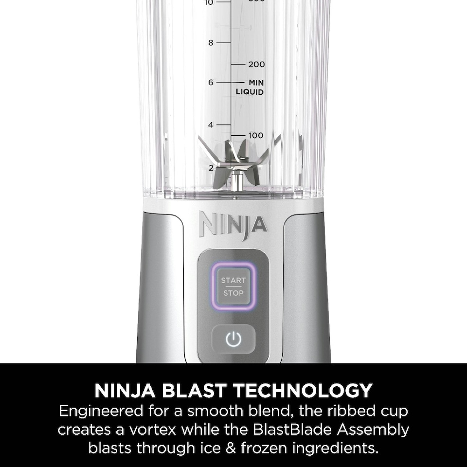 image 1 of Ninja Blast Cordless Portable Blender in White BC151UKWH White