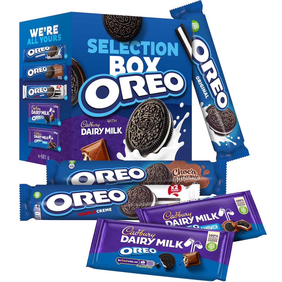 image 1 of Oreo and Cadbury Chocolate Selection Box