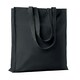 image 1 of MidOcean Portobello Cotton Shopper Bag - Black - One Size | Black