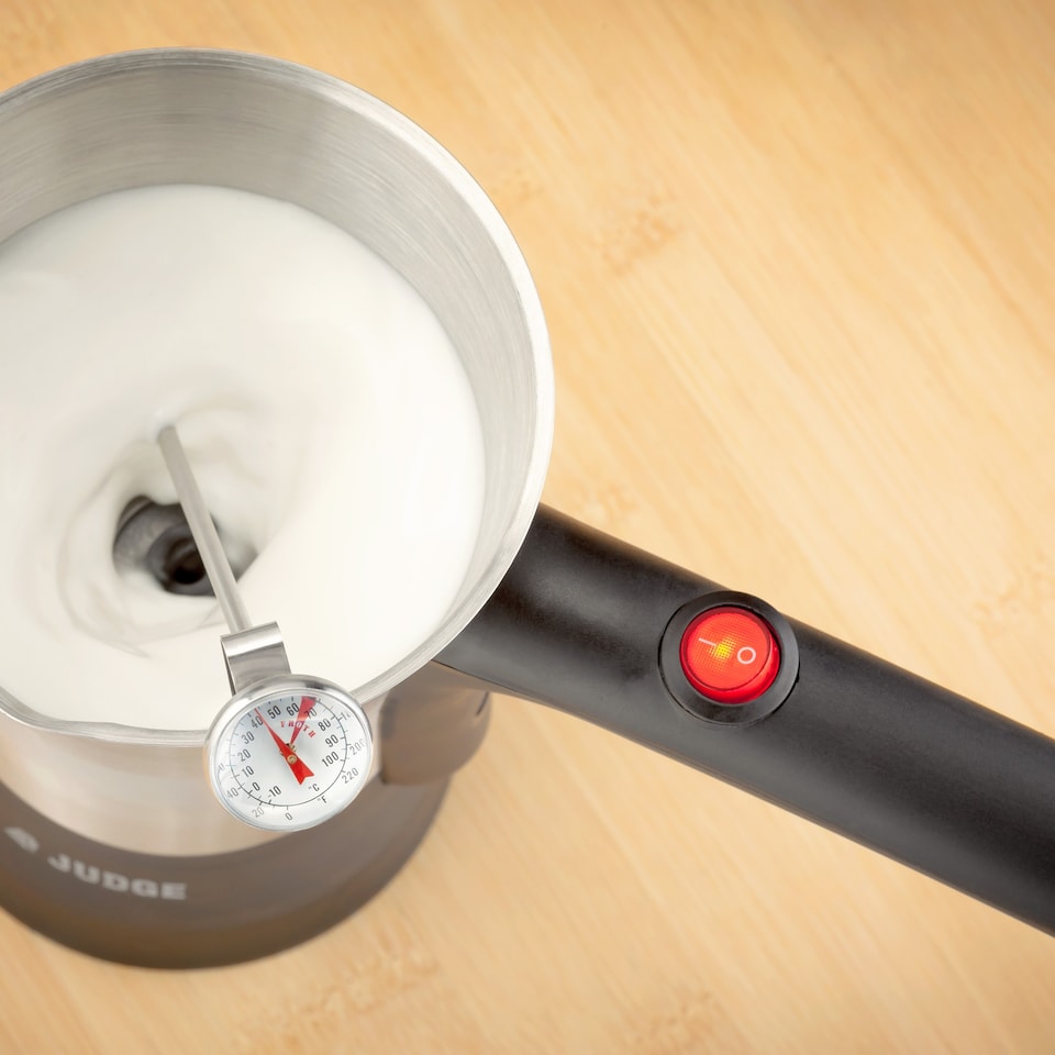 image 1 of Judge Electric Milk Frother & Warmer Jug 300ml Stainless Steel