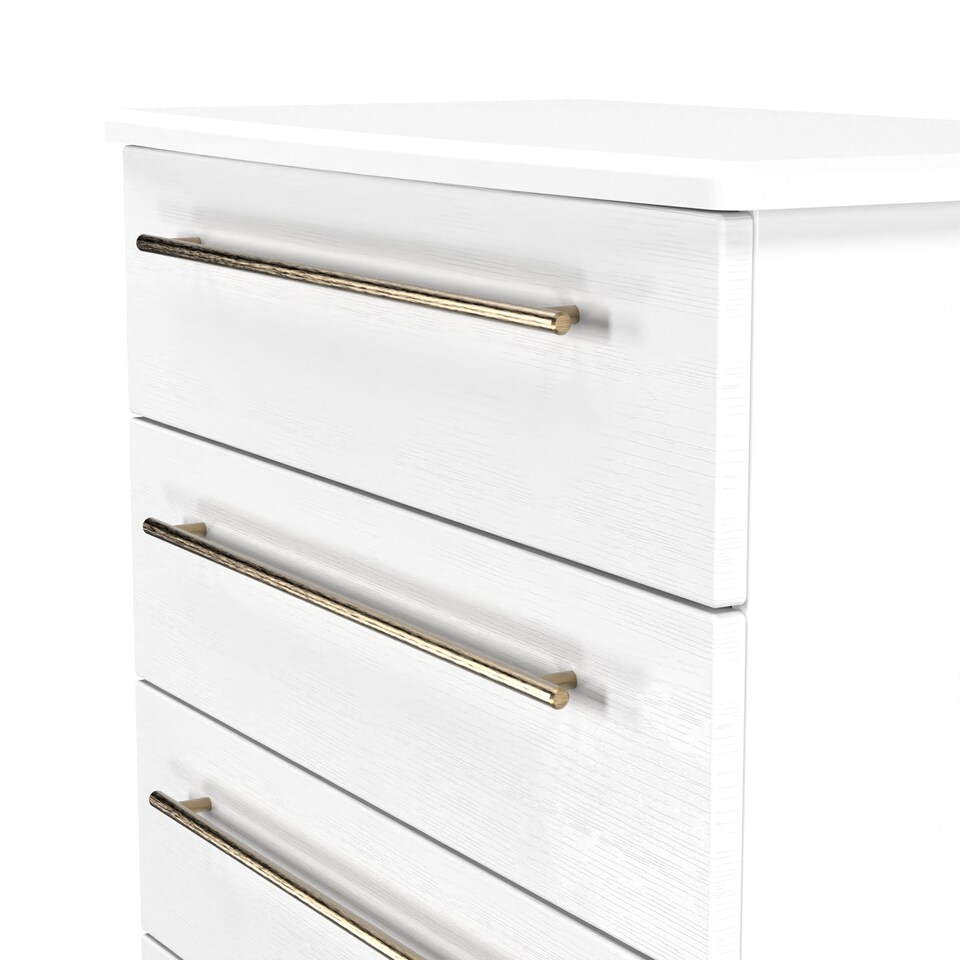 Helmsley 4 Drawer Chest of Drawers in White Ash (Ready Assembled ...