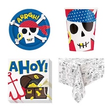 Ahoy Pirate 8 Person Value Party Pack