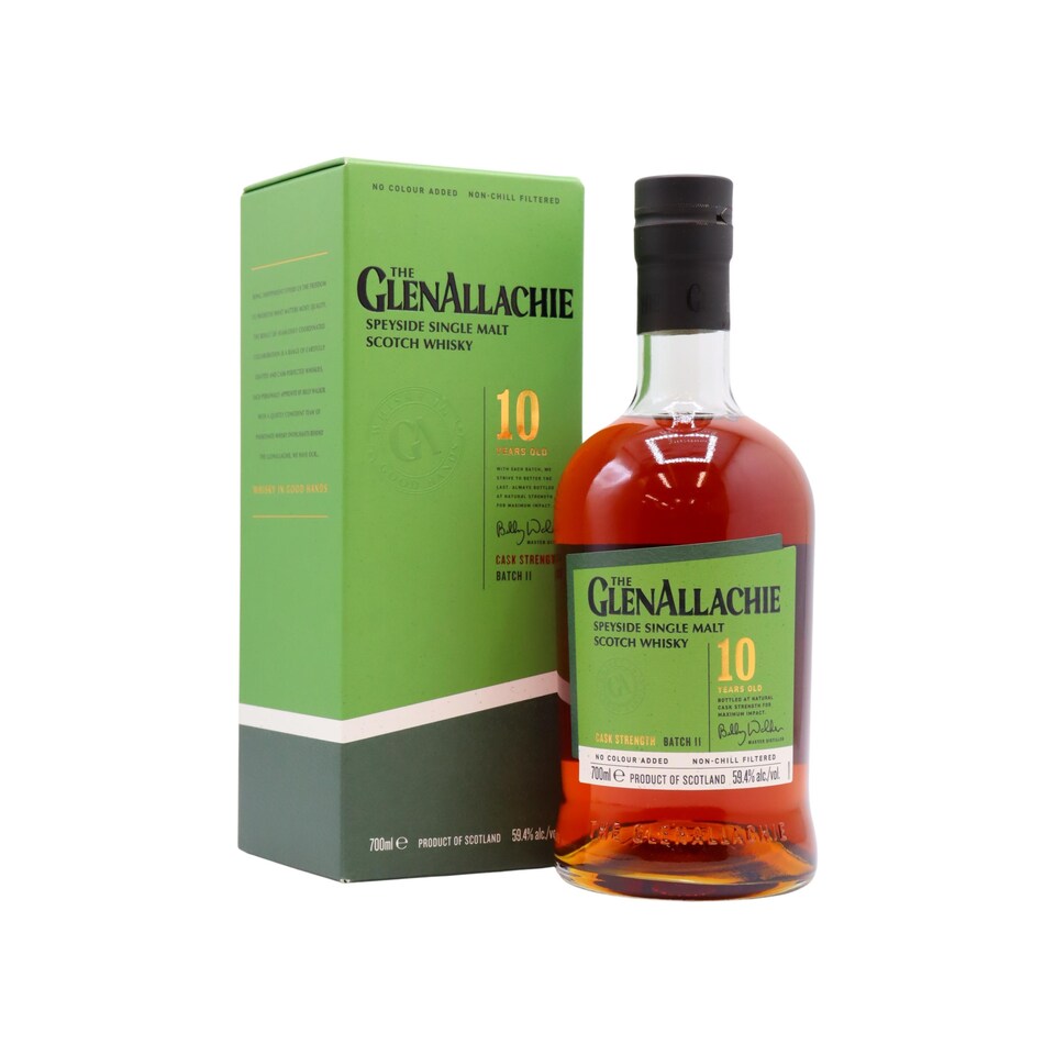 GlenAllachie Cask Strength Batch No 11 Single Malt Scotch 10 year old Whisky