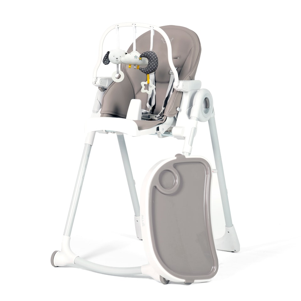 image 1 of Allis Baby Lola 2-in-1 Highchair Feeding Chair - Grey | Grey | One Size | 1