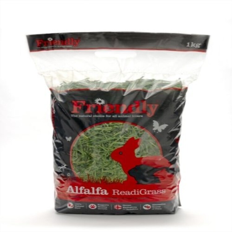 Friendly Alfalfa Readigrass For Small Animals 1Kg (Pack Of 4)