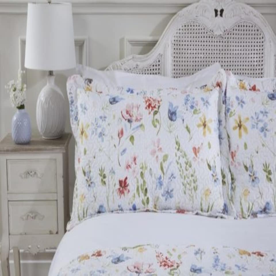 image 1 of Summer Meadow Bedspread King Bed Multi Multi | Multi