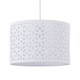 image 8 of White Laser Cut 33cm Pendant Lightshade White