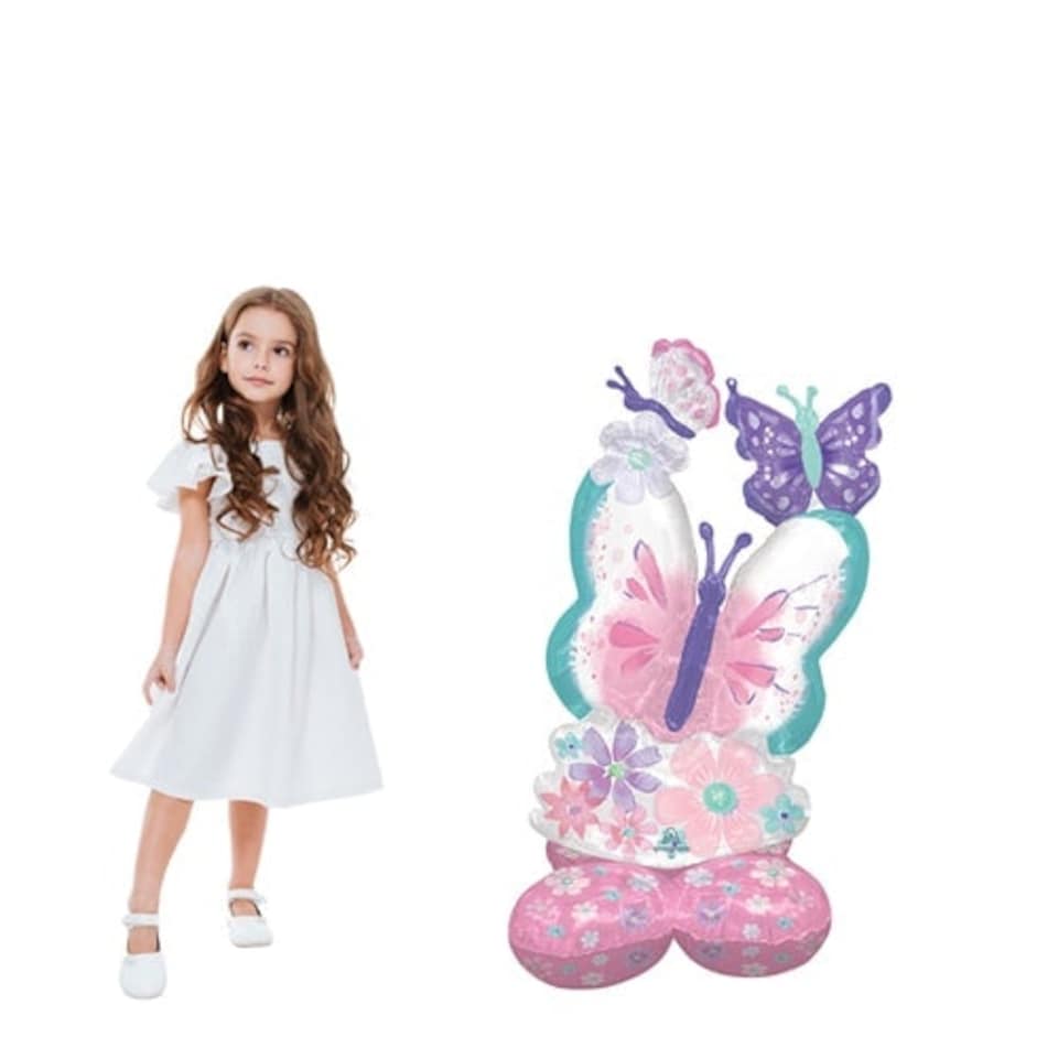 image 1 of Flutters AirLoonz Air Fill Giant Foil Balloon 111cm / 44 in