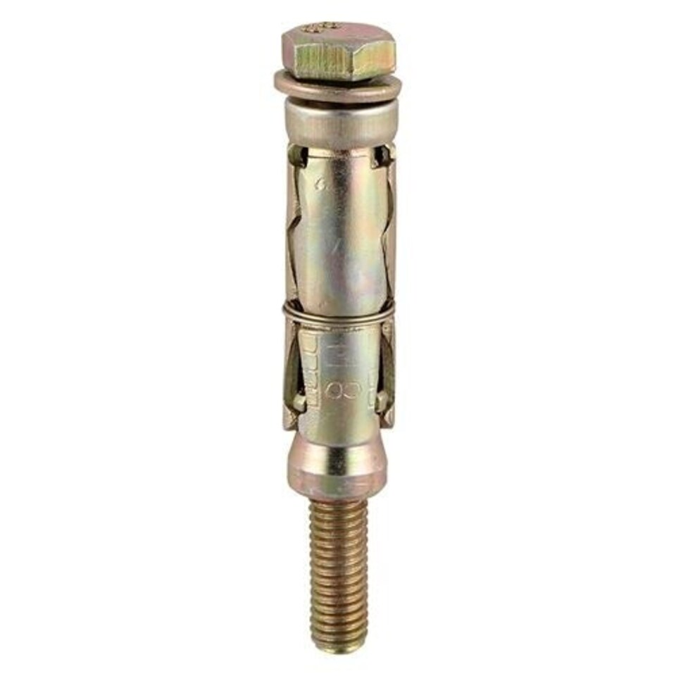 image 1 of Timco - Shield Anchor - Loose Bolts - Yellow (Size M8:10L - 50 Pieces)