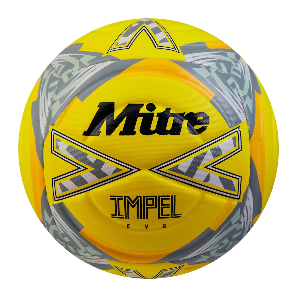 image 1 of Mitre Impel Evo Football | Durable Training Ball | Hyperseam Technology Football