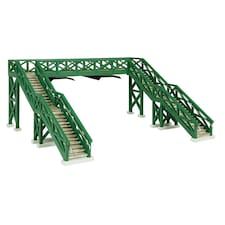 Bachmann Scenecraft Narrow Gauge Green Wooden Footbridge(Pre-Built)