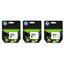 2x HP 303XL Black & 1x Colour Original Ink Cartridge - Selected