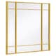 image 3 of The Genestra - Gold Modern Contemporary Garden Wall Mirror 39" X 27" (100x70CM) Gold