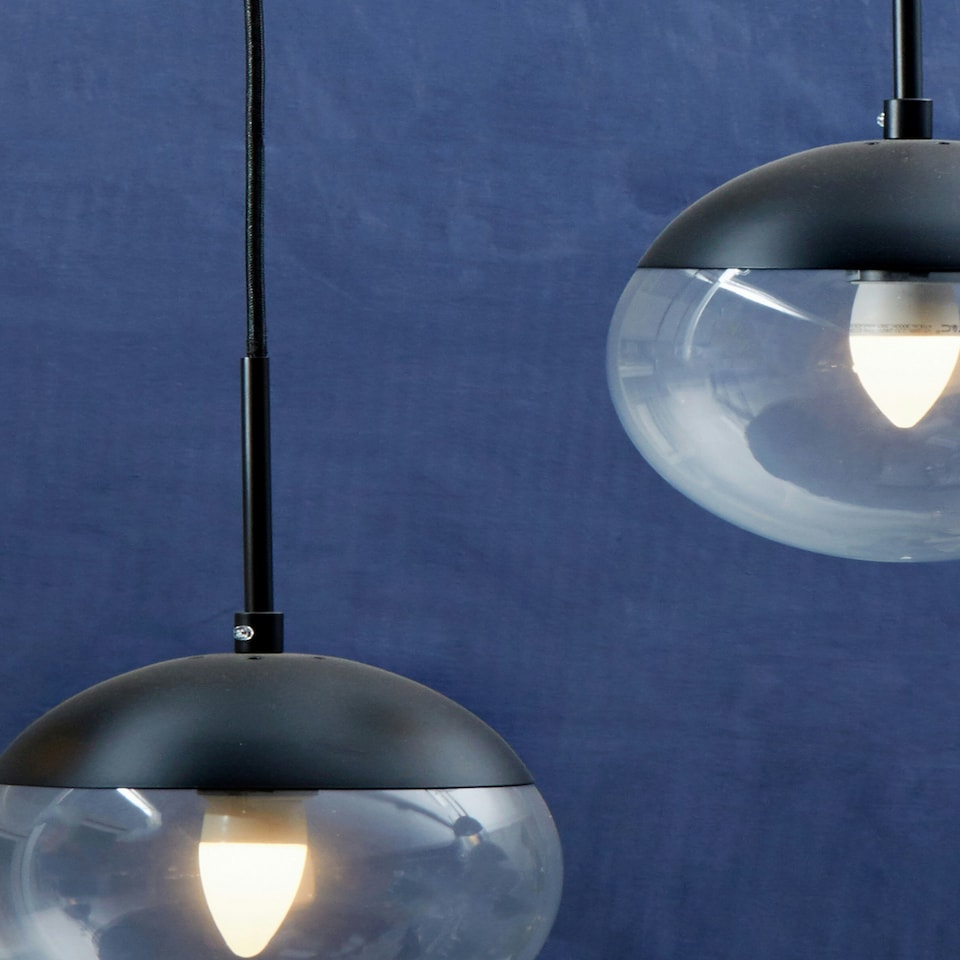 image 1 of Interiors by Premier Revive Clear Glass Shades Pendant Light