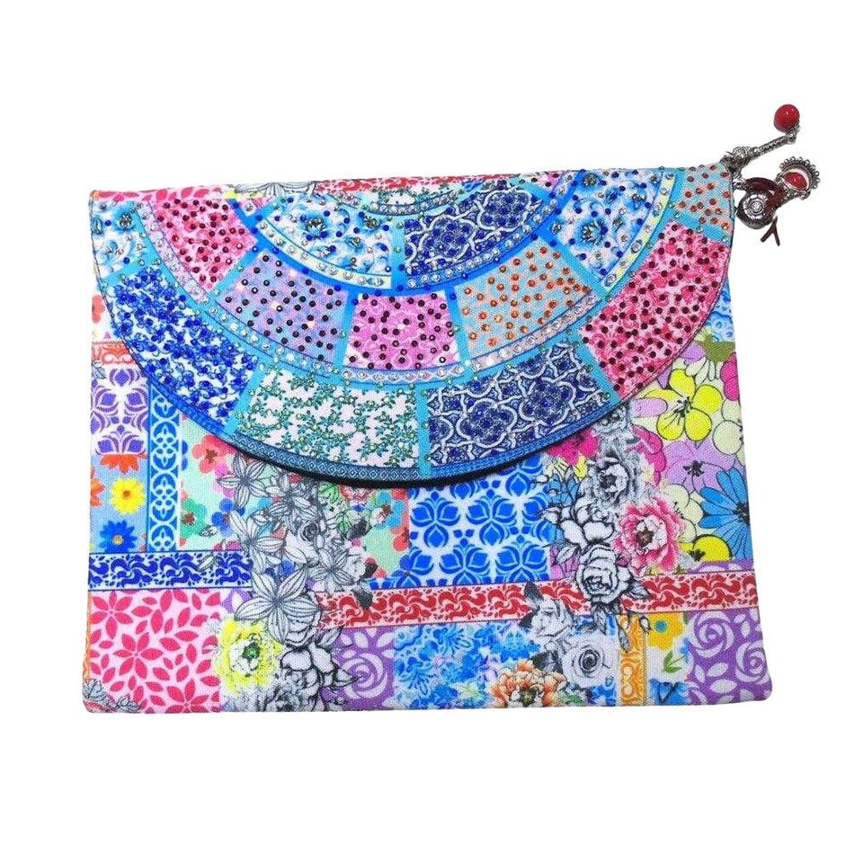 image 1 of Inoa Martinique Clutch Bag | Blue | Blue | One Size | 1