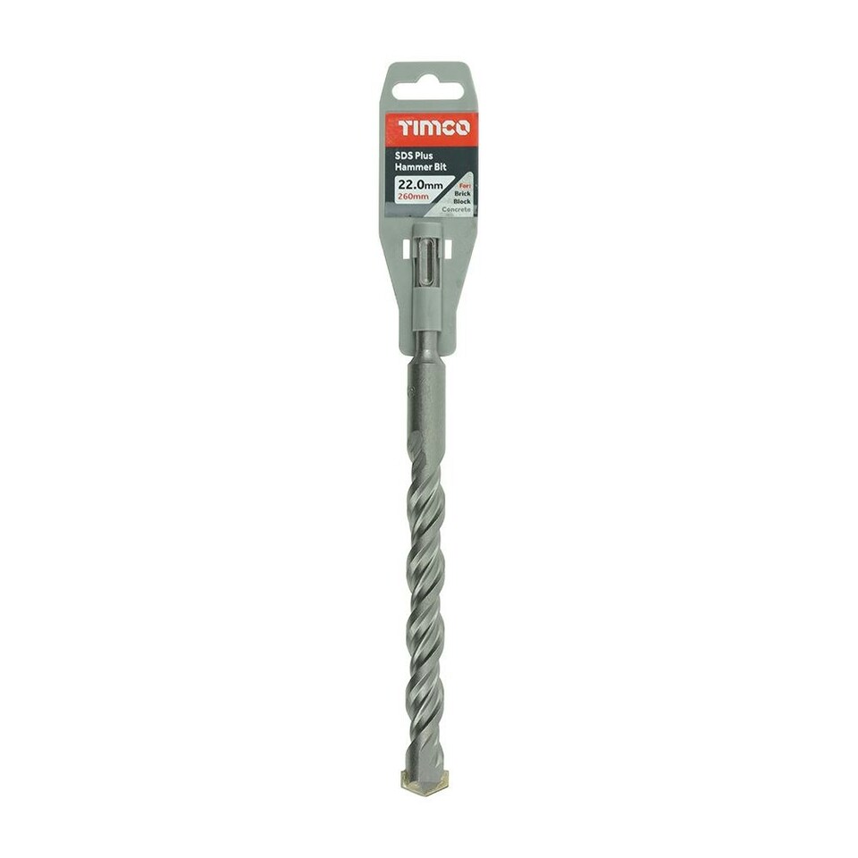 image 1 of Timco - SDS Plus Hammer Bit (Size 22.0 x 260 - 1 Each)