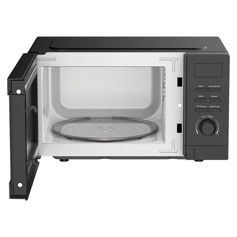 image 1 of Digital Microwave, 20 Litre, 5 Power Settings, 800W, Black, IGMS02080B