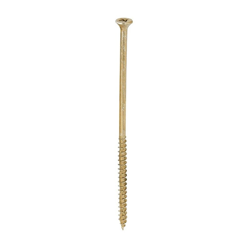 image 1 of Timco - Velocity Premium Multi-Use Screws - PZ - Double Countersunk - Yellow (Size 6.0 x 150 - 100 Pieces)
