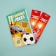 image 1 of 11th Birthday Football Card And Age Candles - Card And Gift Bundle Multi