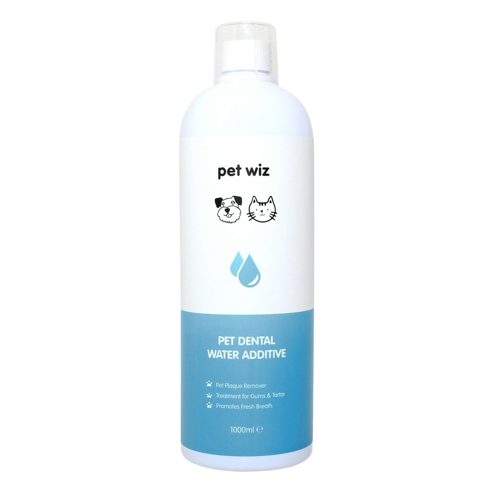 image 1 of Dental Water Additive For Dogs & Cats - Plaque Remover, Treatment for Gums & Tartar, Promotes Fresh Breath - 1000ml
