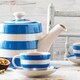image 2 of Tea Pot: 4 Cup Classic Teapot Cornishware Blue