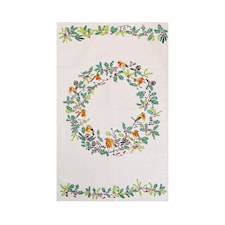 Ulster Weavers Christmas Robins Tea Towel - Cotton Green